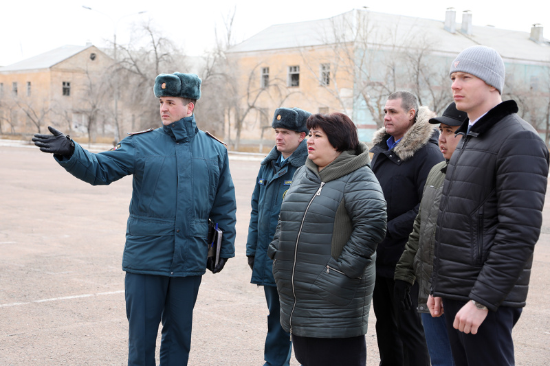 Прошёл смотр сил и средств, привлекаемых для борьбы с паводком