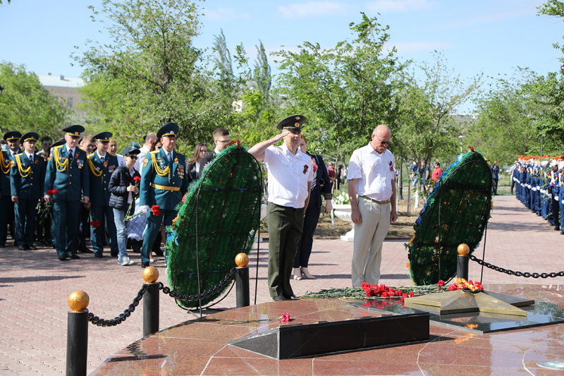 9 мая в Байконуре прошли праздничные мероприятия в ознаменование 76-летия Победы.