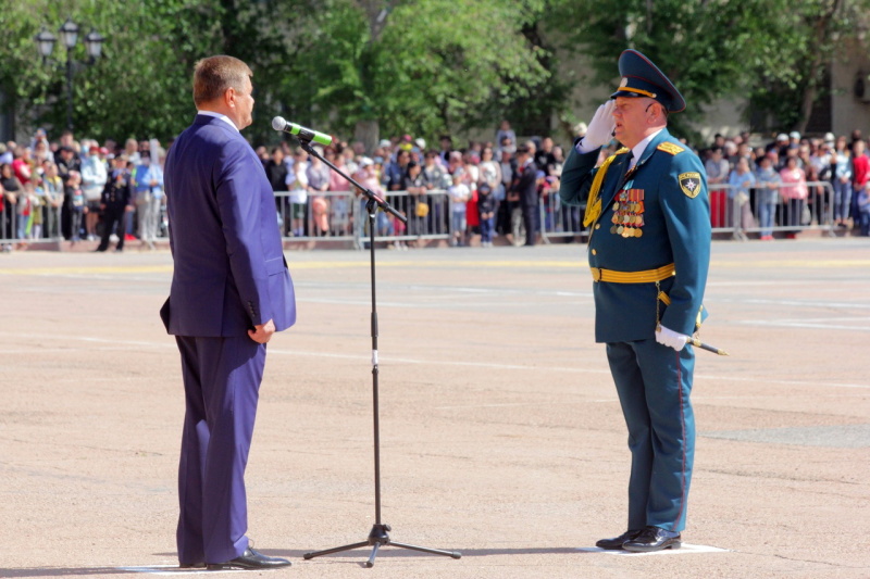 9 мая в Байконуре прошли праздничные мероприятия в ознаменование 76-летия Победы.