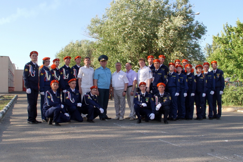Завершились десятидневные военно-спортивные сборы для учащихся классов "Пожарный кадет"