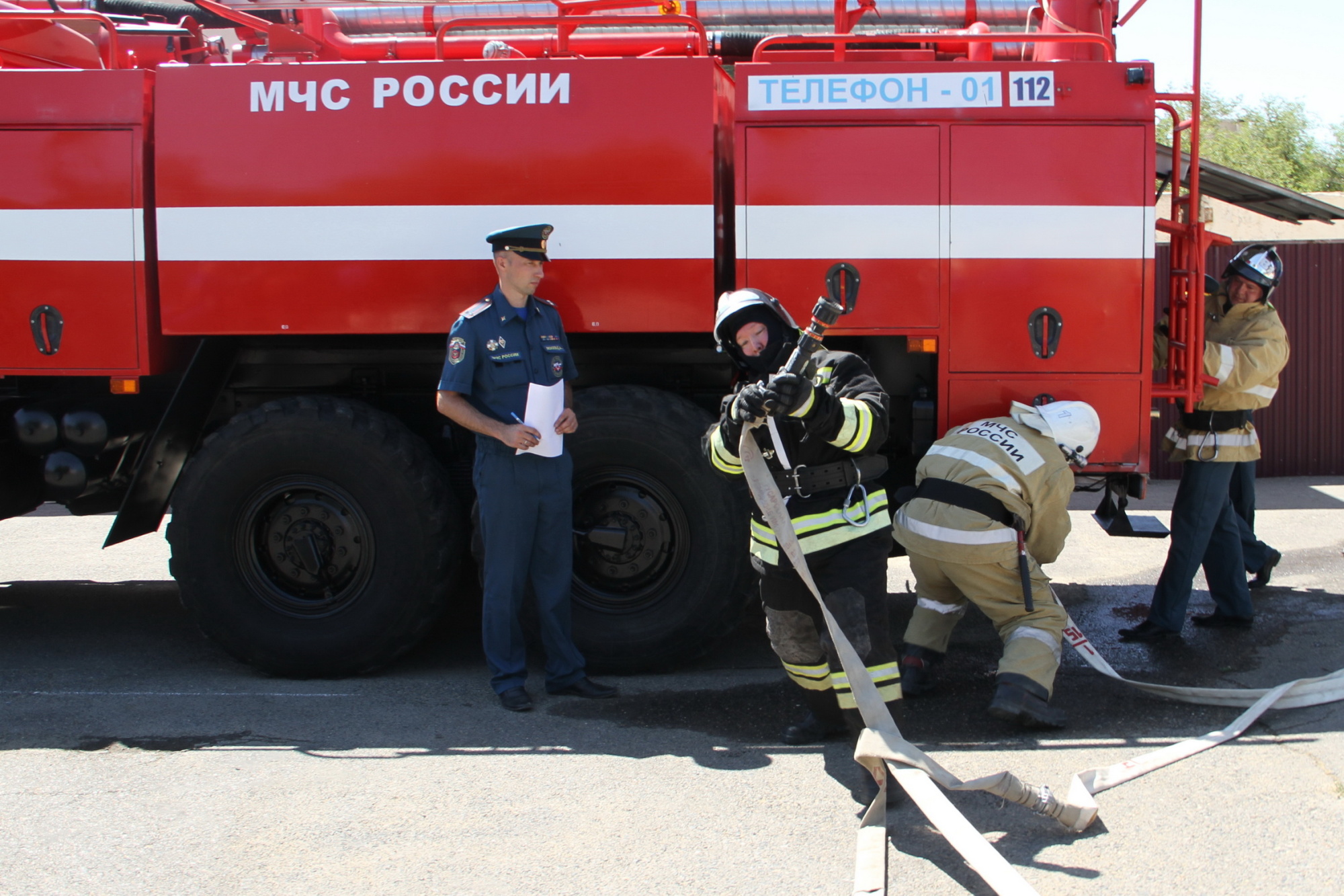 На базе специальной пожарно-спасательной части № 1 проведены соревнования  «Лучший ствольщик» - Новости - ФГКУ «Специальное управление ФПС № 70 МЧС  России»