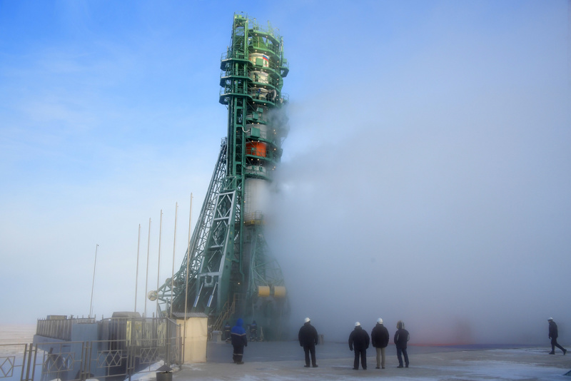 С космодрома Байконур выполнен успешный пуск ракеты-носителя «Союз-2.1а».