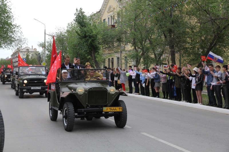 В Байконуре прошли мероприятия, посвященные 77-летию Победы в Великой Отечественной войне.
