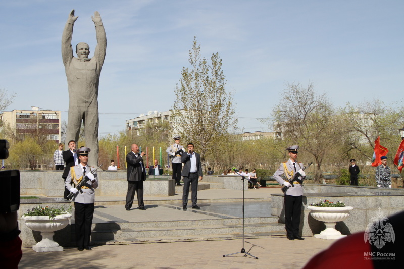 В Байконуре прошли праздничные мероприятия, посвященные Дню космонавтики.