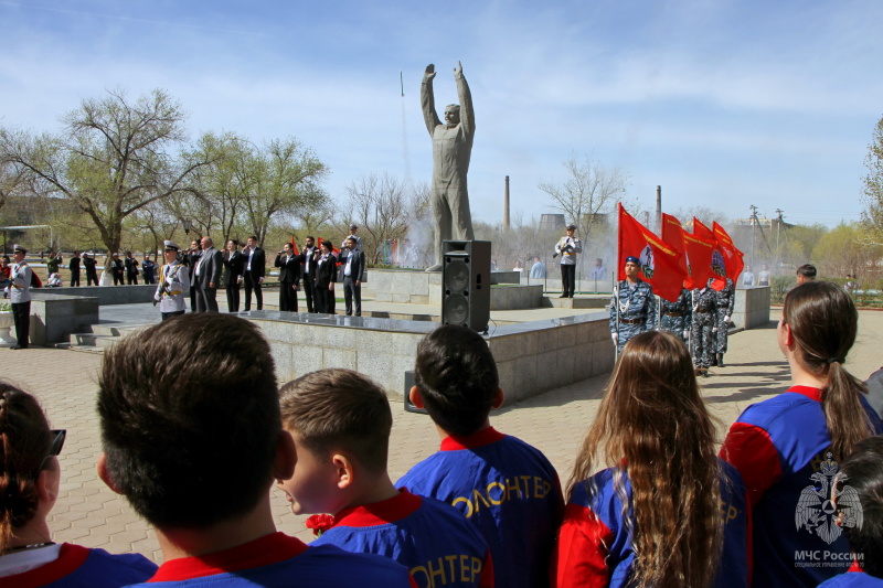 В Байконуре прошли праздничные мероприятия, посвященные Дню космонавтики.