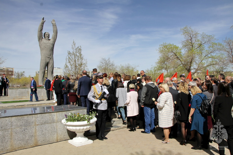 В Байконуре прошли праздничные мероприятия, посвященные Дню космонавтики.