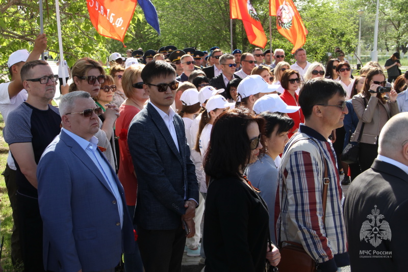 В Байконуре открыли Аллею памяти.