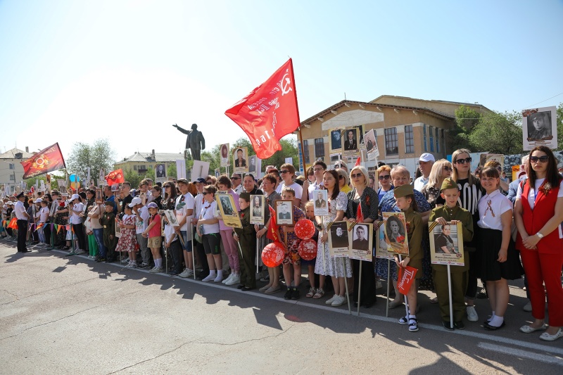 В Байконуре прошли торжественные мероприятия в честь 78-ой годовщины Великой Победы.