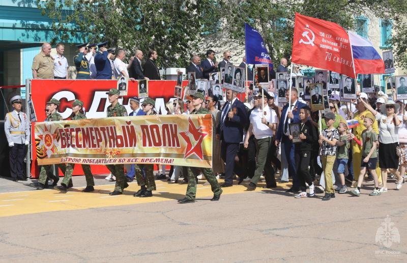В Байконуре прошли торжественные мероприятия в честь 78-ой годовщины Великой Победы.