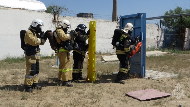 Определилось лучшее звено газодымозащитников.