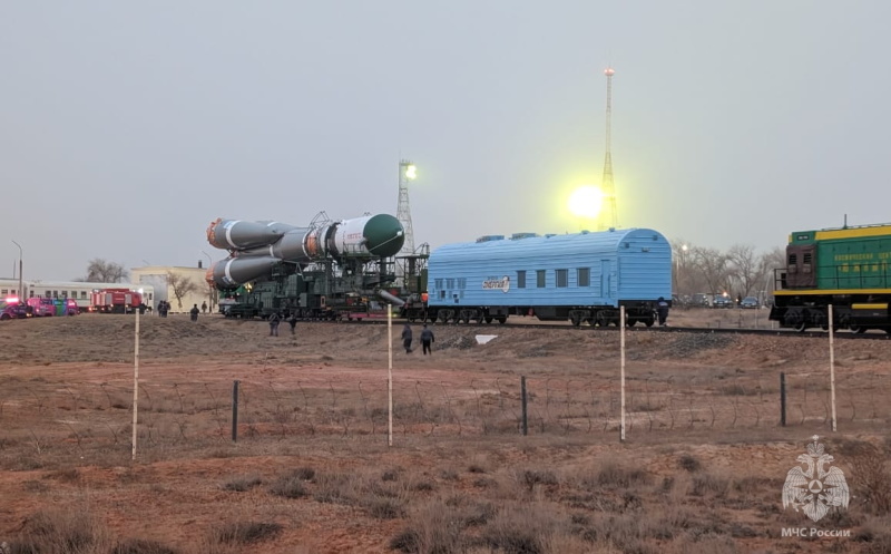 «Прогресс МС-25» транспортирован на стартовый комплекс 31-й площадки космодрома Байконур.