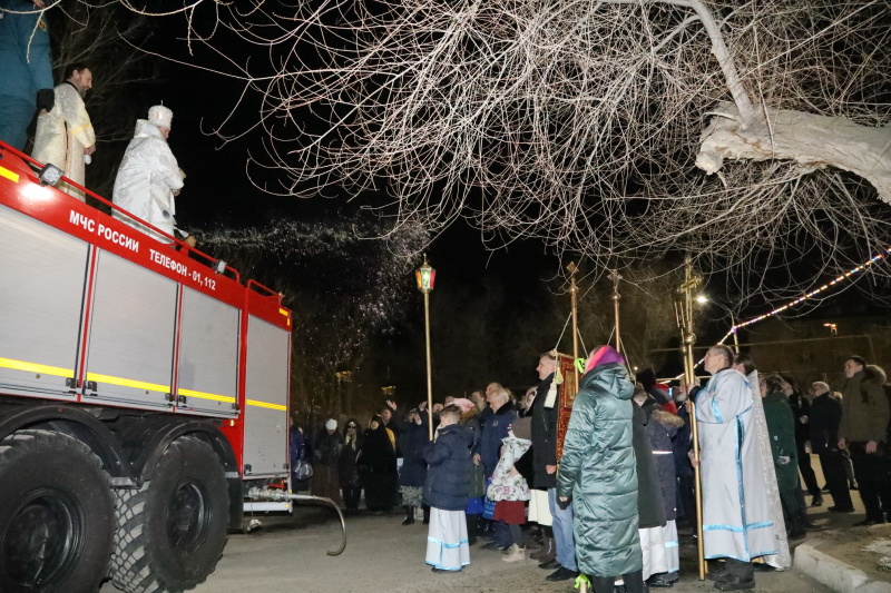 В Байконурском Храме прошли мероприятия посвященные Крещению Господню.