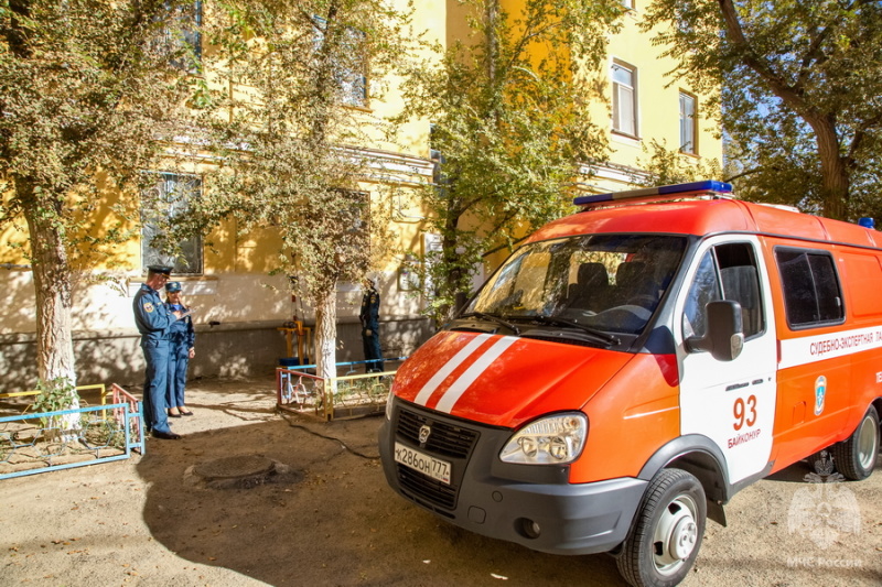 Испытания наружных пожарных лестниц многоквартирных домов жилищного фонда г. Байконур