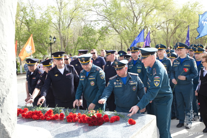Торжественные мероприятия в честь Дня космонавтики прошли в Байконуре