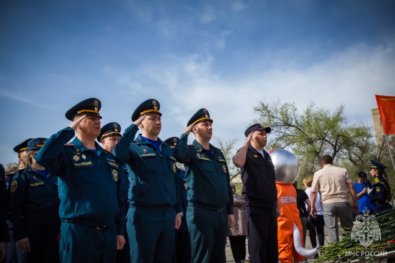 Торжественные мероприятия в честь Дня космонавтики прошли в Байконуре