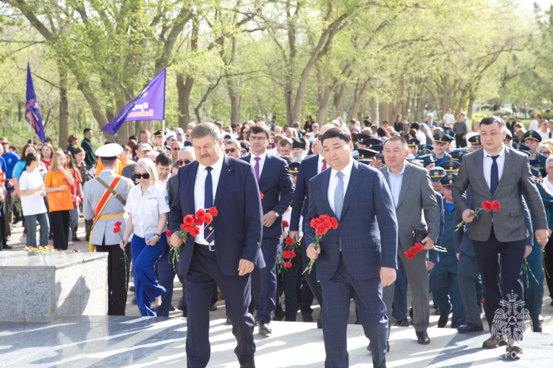 Торжественные мероприятия в честь Дня космонавтики прошли в Байконуре