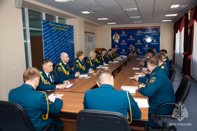 Сотрудники ФГКУ «Специальное управление ФПС № 70 МЧС России» проводят памятные мероприятия, приуроченные к 80-летию Великой Победы