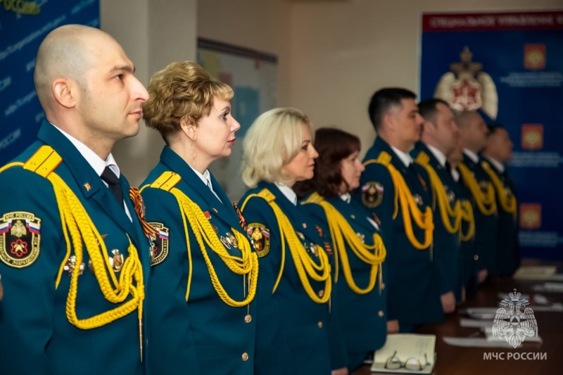 Сотрудники ФГКУ «Специальное управление ФПС № 70 МЧС России» проводят памятные мероприятия, приуроченные к 80-летию Великой Победы