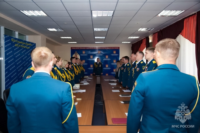 Сотрудники ФГКУ «Специальное управление ФПС № 70 МЧС России» проводят памятные мероприятия, приуроченные к 80-летию Великой Победы