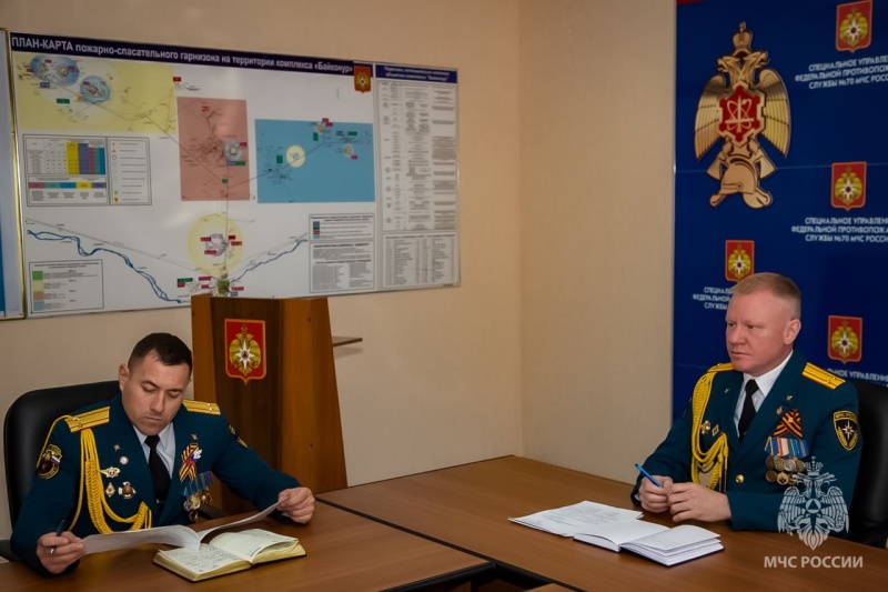 Сотрудники ФГКУ «Специальное управление ФПС № 70 МЧС России» проводят памятные мероприятия, приуроченные к 80-летию Великой Победы