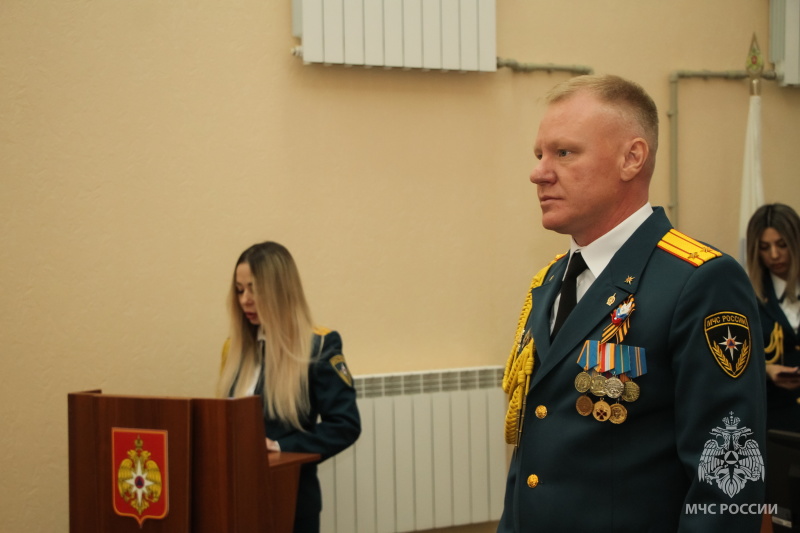 Торжественное мероприятие, посвящённое 376 годовщине образования пожарной охраны России
