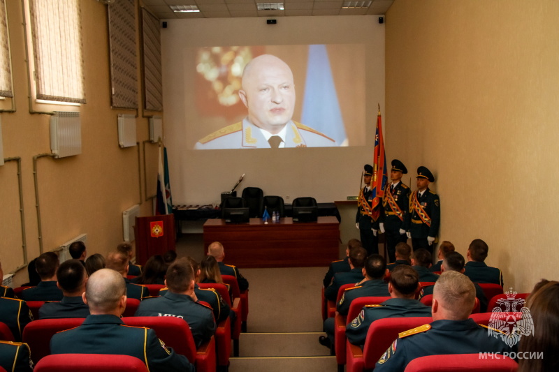Торжественное мероприятие, посвящённое 376 годовщине образования пожарной охраны России