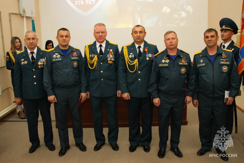 Торжественное мероприятие, посвящённое 376 годовщине образования пожарной охраны России