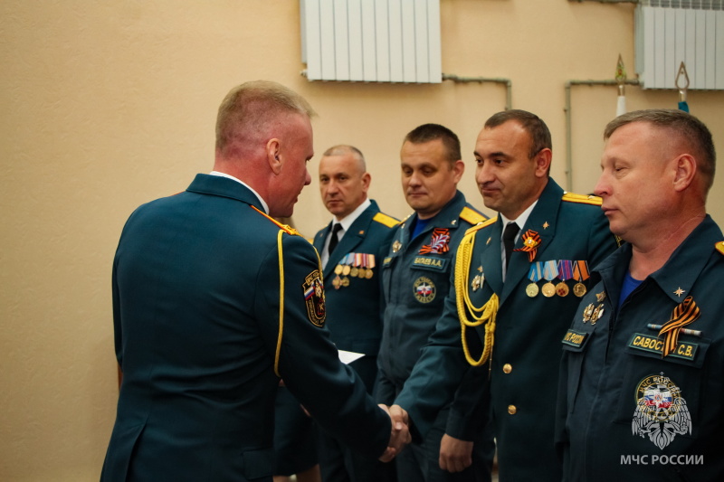 Торжественное мероприятие, посвящённое 376 годовщине образования пожарной охраны России