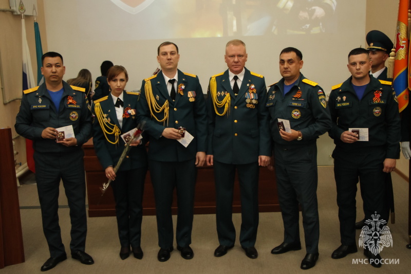 Торжественное мероприятие, посвящённое 376 годовщине образования пожарной охраны России