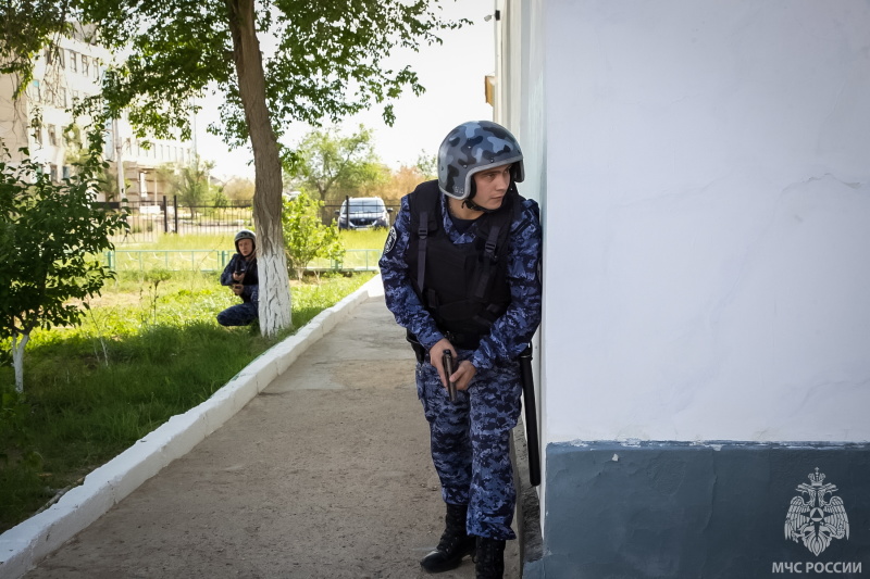 Всероссийские антитеррористические учения в Байконурском индустриальном техникуме: отработка действий при ЧС
