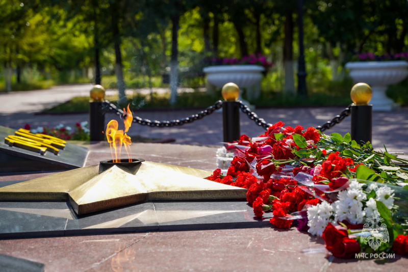 В Байконуре почтили память героев Великой Отечественной войны
