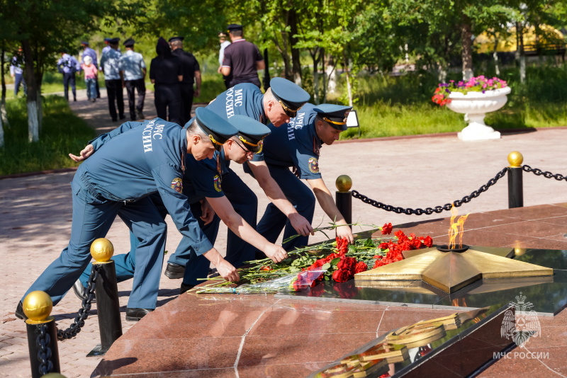 В Байконуре почтили память героев Великой Отечественной войны