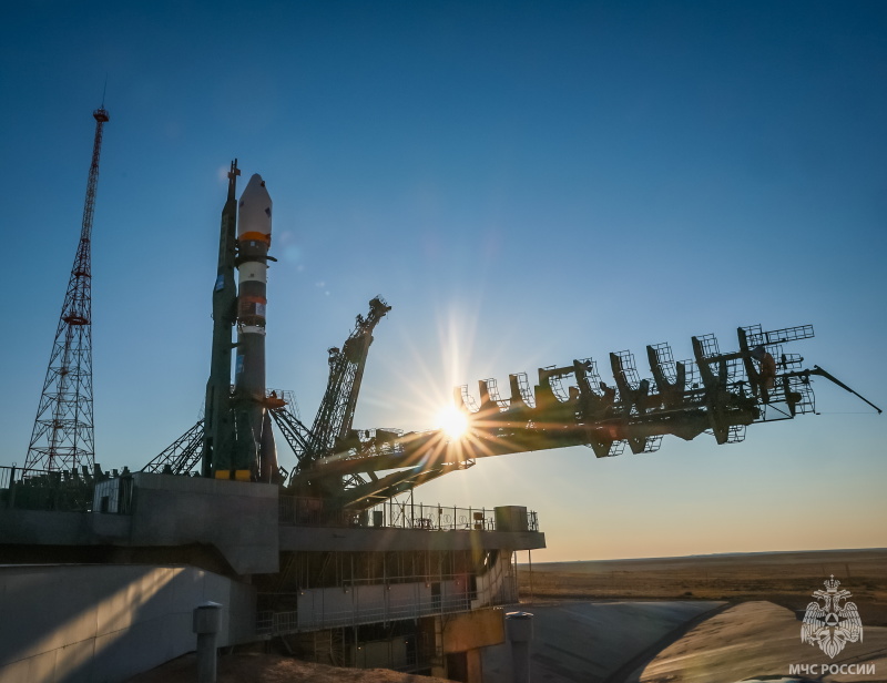 Обеспечение пожарной безопасности при запуске "Союз-2.1б" с биологическим спутником "Бион-М" № 2. Обеспечение пожарной безопасности при запуске "Союз-2.1б" с биологическим спутником "Бион-М" № 2.