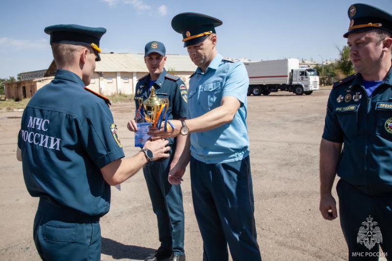 Определилась лучшая команда в боевом развертывании среди подразделений ФГКУ «Специальное управление ФПС № 70 МЧС России»
