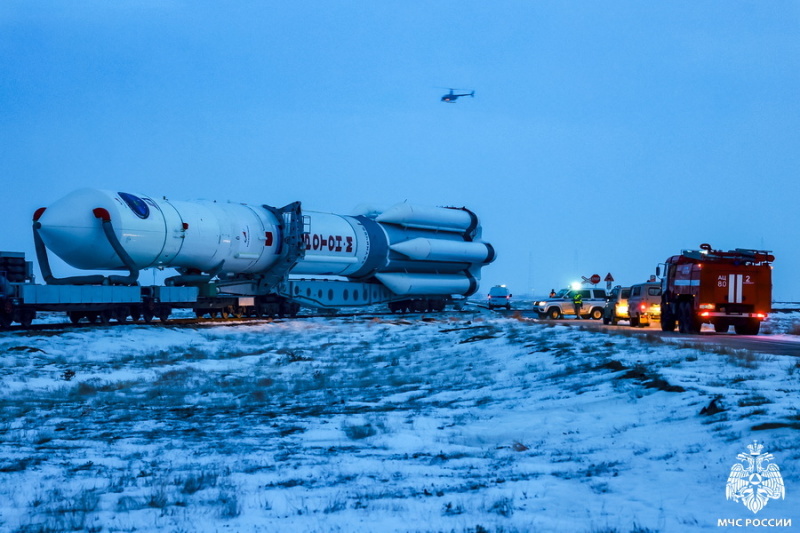 «Протон-М» с  гидрометеорологическим космическим аппаратом «Электро-Л» № 5 успешно стартовал с космодрома "Байконур"