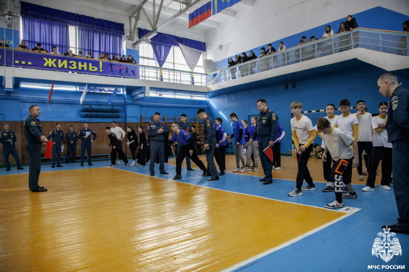 Ежегодные интеллектуально-спортивные игры среди дружины юных пожарных города Байконур