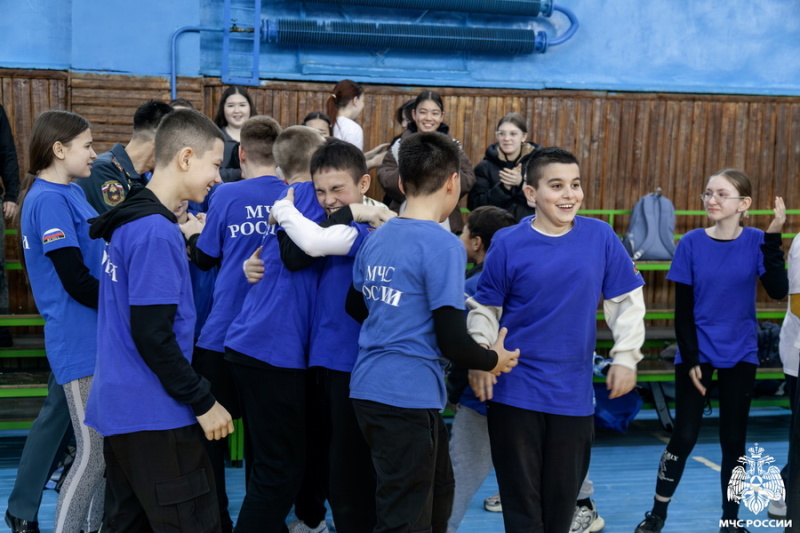 Ежегодные интеллектуально-спортивные игры среди дружины юных пожарных города Байконур