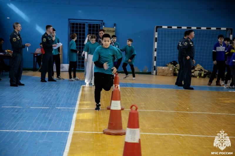 Ежегодные интеллектуально-спортивные игры среди дружины юных пожарных города Байконур