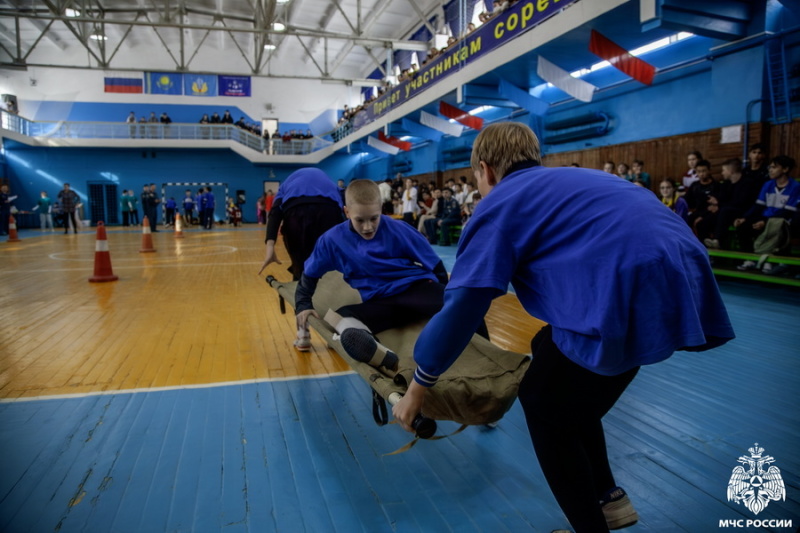 Ежегодные интеллектуально-спортивные игры среди дружины юных пожарных города Байконур