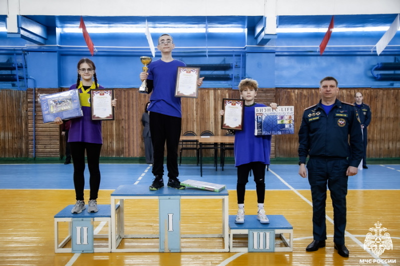 Ежегодные интеллектуально-спортивные игры среди дружины юных пожарных города Байконур