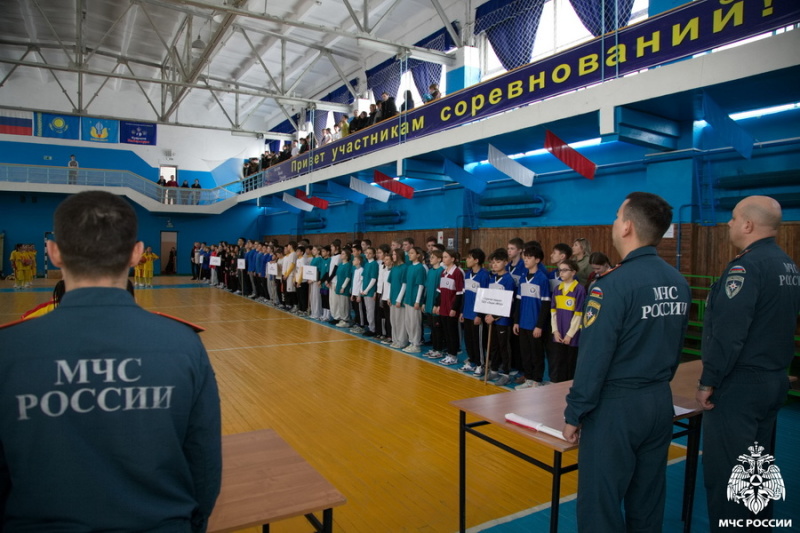 Ежегодные интеллектуально-спортивные игры среди дружины юных пожарных города Байконур