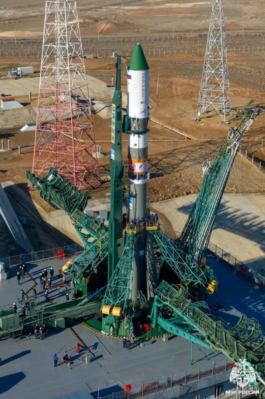 Сотрудники Специального управления  ФПС № 70 МЧС России обеспечили пожарную безопасность пуска «Прогресс МС-33»