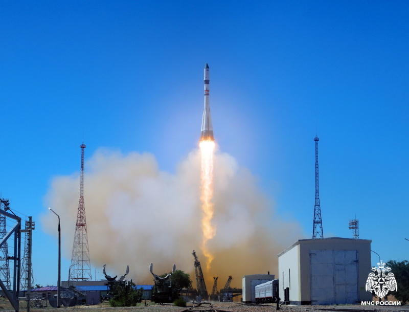Сотрудники Специального управления  ФПС № 70 МЧС России обеспечили пожарную безопасность пуска «Прогресс МС-33»