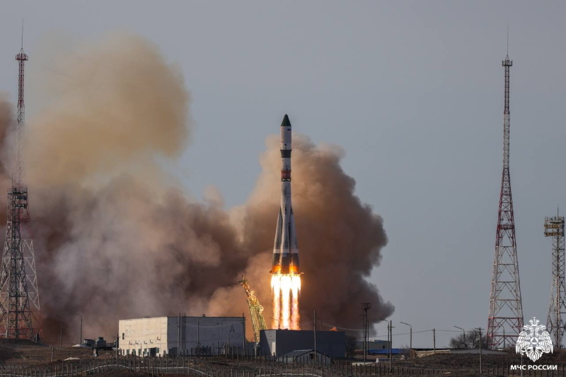 Сотрудники Специального управления  ФПС № 70 МЧС России обеспечили пожарную безопасность пуска «Прогресс МС-33»