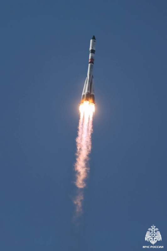 Сотрудники Специального управления  ФПС № 70 МЧС России обеспечили пожарную безопасность пуска «Прогресс МС-33»