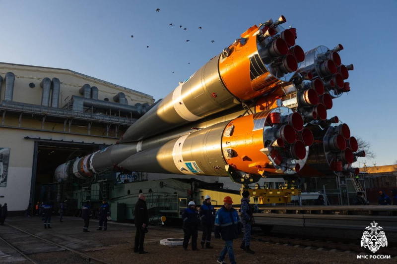 Сотрудники Специального управления  ФПС № 70 МЧС России обеспечили пожарную безопасность пуска «Прогресс МС-33»