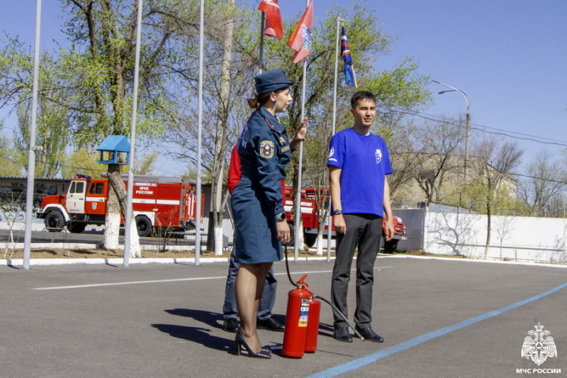 В  ГКУ ЦПМИ "Будущее Байконура" прошла практическая отработка по эвакуации людей