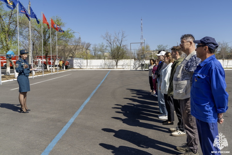 В  ГКУ ЦПМИ "Будущее Байконура" прошла практическая отработка по эвакуации людей