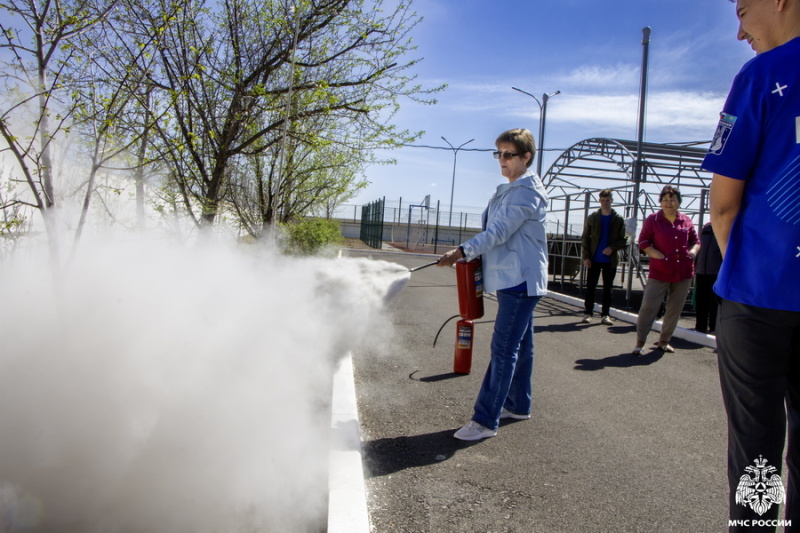 В  ГКУ ЦПМИ "Будущее Байконура" прошла практическая отработка по эвакуации людей
