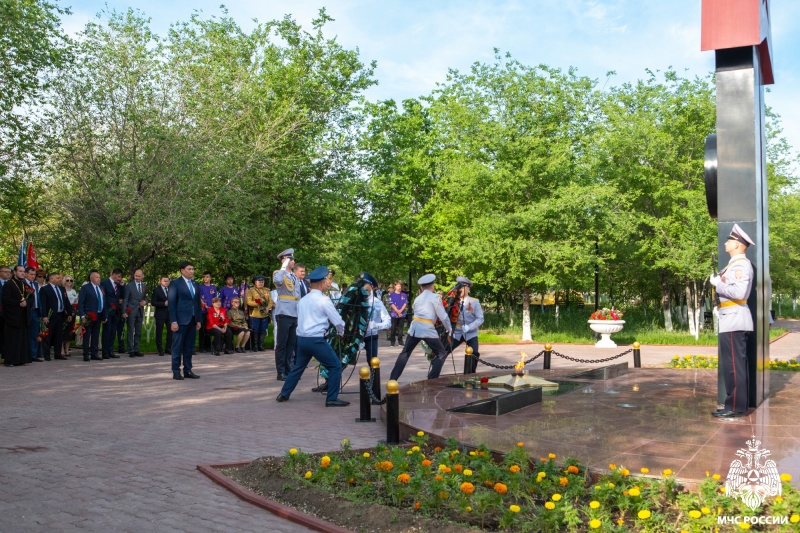В городе Байконур состоялись торжественные мероприятия, посвящённые 81-летию Великой Победы